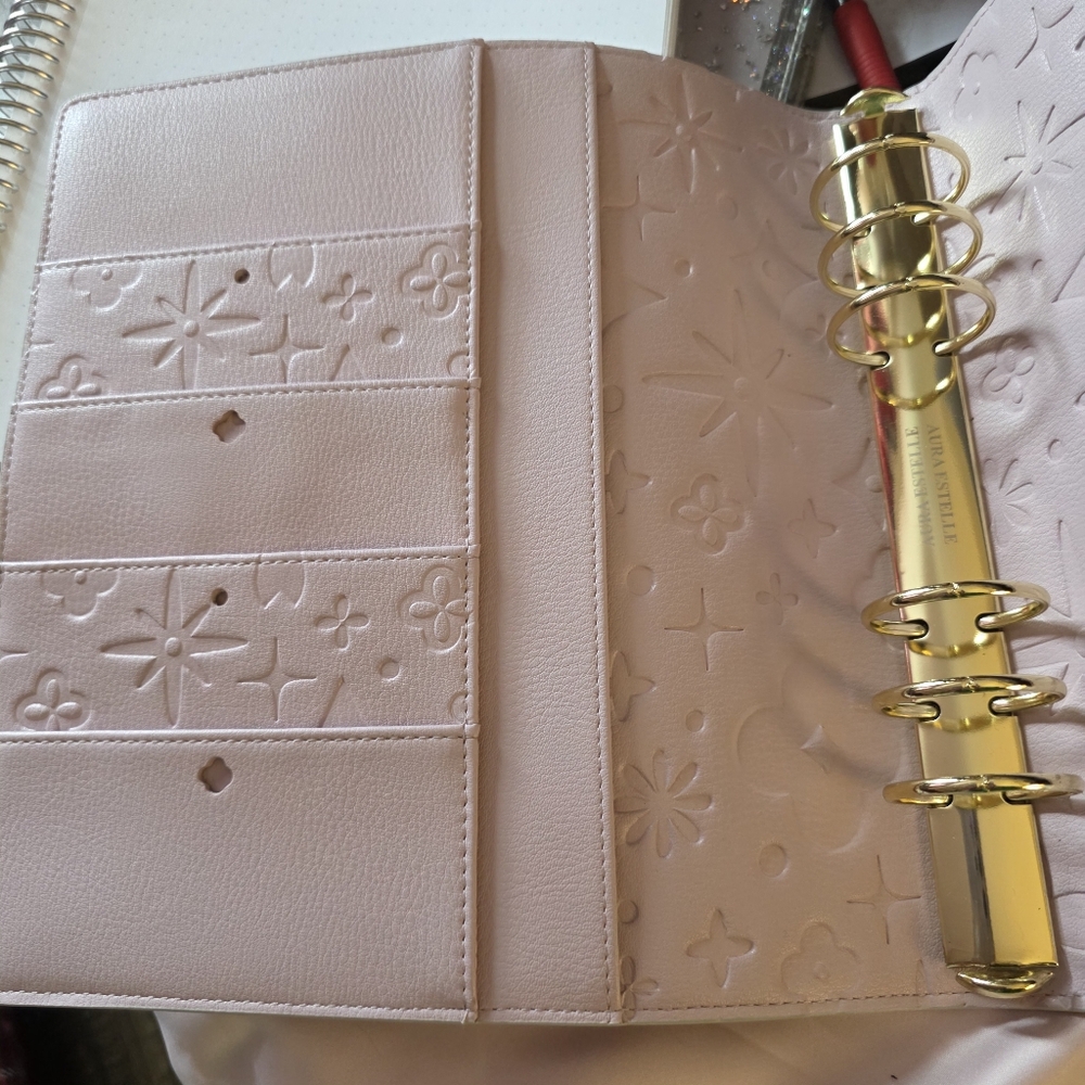 New Aura Estelle A5 Wide 35MM Rings Planner, Sunday Morning - Picture 2 of 4